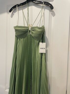 AMUR River Pleated Gown - Rainleaf (Dress) NWT
